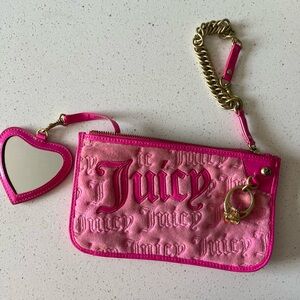 Juicy Couture Authentic Vintage Hot Pink Wristlet